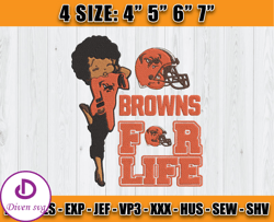 Cleveland Browns Embroidery Design, Browns Embroidery, Sport Embroidery, Football Embroidery, D6- Diven