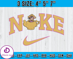 nike dormouse embroidery, disney characters embroidery, embroidery file