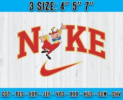 nike tweedle dee embroidery, disney characters embroidery, machine embroidery pattern