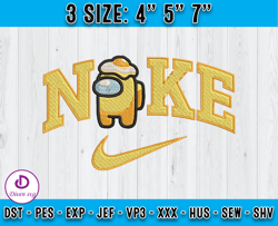 nike x red among us embroidery, nike x embroidery, embroidery pattern file