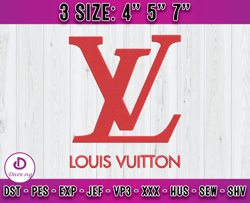 lv logo embroidery, logo fashion embroidery, embroidery applique