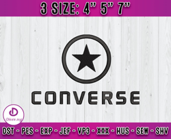 converse logo embroidery, logo fashion, embroidery machine