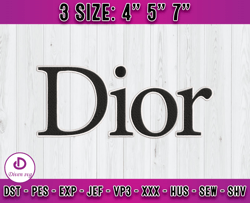 dior logo embroidery, logo fashion embroidery, embroidery machine