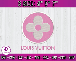 louis vuiton embroidery, lv logo fashion embroidery, embroidery machine