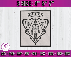 gucii logo embroidery, logo fashion brand embroidery, embroidery file