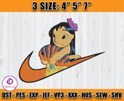 nike lilo embroidery, nike disney embroidery, lilo and stitch embroidery