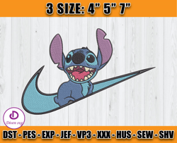 nike stitch embroidery, lilo and stitch embroidery, cartoon embroidery machine