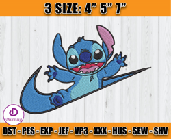 nike stitch embroidery, disney nike embroidery, lilo and stitch embroidery