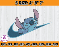 nike stitch embroidery, stitch embroidery, lilo and stitch embroidery