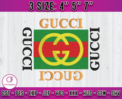 gucci embroidery file, fashion brand embroidery, applique embroidery designs