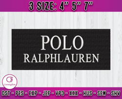 polo ralphlauren embroidery, logo fashion embroidery, embroidery applique