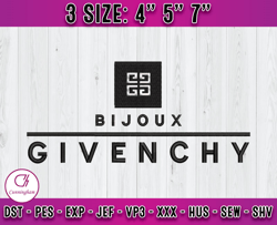 bijoux givenchy embroidery, logo fashion embroidery, logo fashion