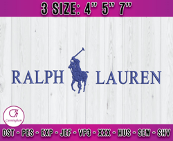 ralphlauren logo, logo fashion embroidery, embroidery design file