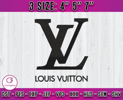 lv embroidery, logo fashion emboridery, embroidery machine