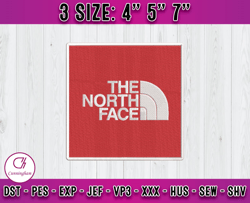 the north face logo, the north face embroidery, logo fashion embroidery