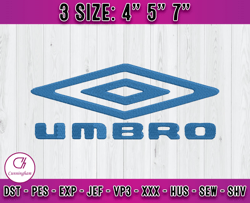 umbro embroidery design, logo fashion embroidery, embroidery file