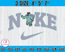 nike sulley embroidery, nike embroidery, monster inc embroidery