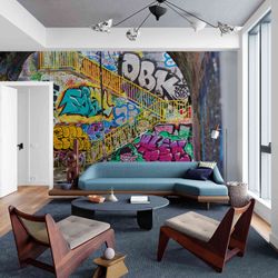 customizable graffiti murals for personal spaces