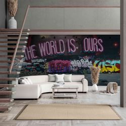 art graffiti wall decor wallpaper