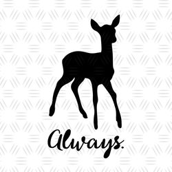 harry potter animal deer always svg vector silhouette