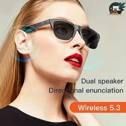 smart glasses headphones 5.0 wireless outdoor sports music, calls, anti-blu-ray protection