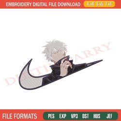 gojo sama embroidery nike design png