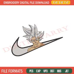 goku nike embroidery design png