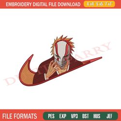 bleach ichigo embroidery design png