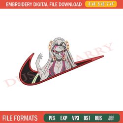 daki demon slayer nike embroidery design png