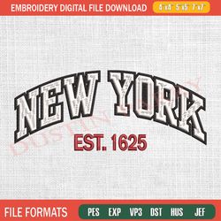 new york 3d puff embroidery logo for cap