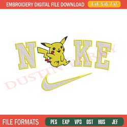 nike pikachu embroidery design, pokemon embroidery, nike design, embroidery shirtsydneywasden