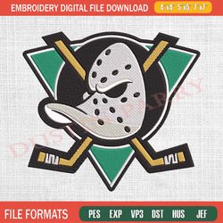 anaheim ducks logo embroidery