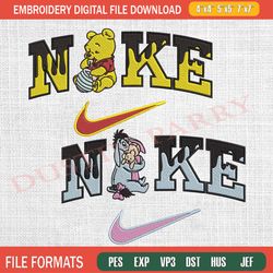 nike pooh and eeyore embroidery design