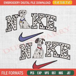 nike pongo and perdit embroidery design
