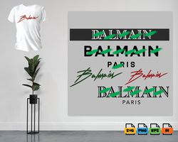 balmain svg and png formats - for cricut and canva - balmain svg - balmain logo - balmain png