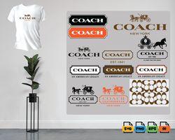 coach svg and png formats - for cricut and canva - coach svg - coach logo - coach png