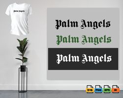 palm angels svg and png formats - for cricut and canva - palm angels svg - palm angels logo - palm angels png