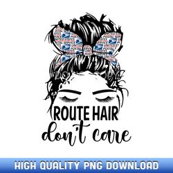 route hair don't care mothers day mail carrier postal worker - contemporary sublimation digital assets