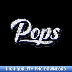 new grandpa gift for dad called pops - luxury sublimation png collection
