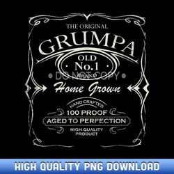 grumpa vintage weathered whiskey label design - exclusive release sublimation files