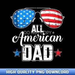 mens all american dad us flag sunglasses for matching 4th of july - luxury sublimation png collection