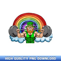 gym rainbow st patricks day funny men women - instant access sublimation designs