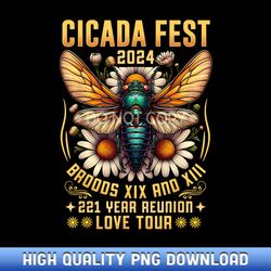 cicadas 2024 year of the cicada entomology lover product - high-definition png sublimation designs