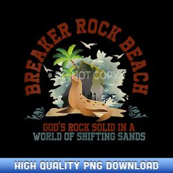 god's rock solid breaker rock beach vbs 2024 christian - ready-to-print sublimation png graphics
