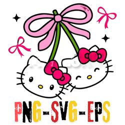 cute hello kitty scientist image - layered svg png eps for diy crafts