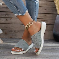 fashion breathable and comfortable wedge lightweight sandals