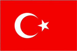 flag of turkey sticker self adhesive vinyl turkish crescent moon and a star - c873