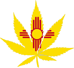 new mexico flag weed marijuana leaf sticker self adhesive vinyl 420 hemp - c3351