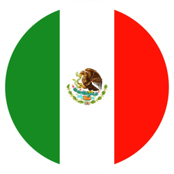 round mexican flag sticker self adhesive vinyl mexico - c121