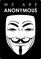 we are anonymous sticker self adhesive vinyl hacker group internet - c945